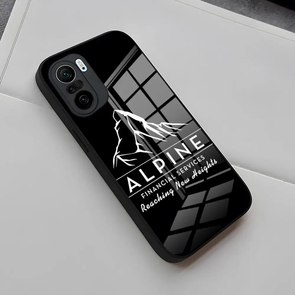 Cool A-Alpine Logo Phone Case For Redmi 13 12 13c 12c Note 13 Pro Plus 11 12 Pro 10 12s 11s Tempered Glass Back Cover