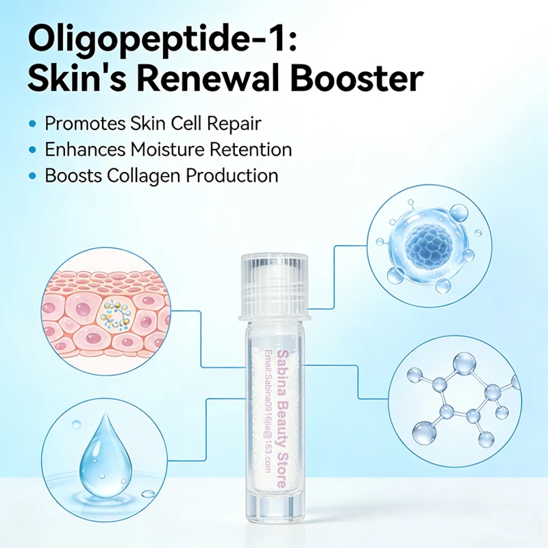 High Quality 1-5g Oligopeptide-1 Powder Care skin whitening, sunscreen, remove wrinkles, resist aging and acne cosmetic