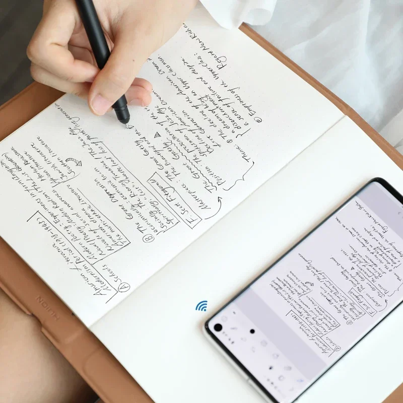 Huion Note X10 Dual Purpose Portable Digital Drawing Handwriting Reusable Smart Notebook with Pen Support Wireless Connection