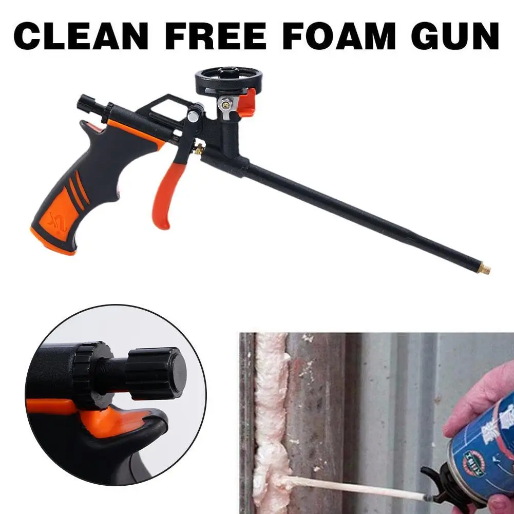 Clean Free Foam Expanding Spray Gun Foam Glue Gun  Polyurethane Foam Sealant Specia Manual Tool For House Renovation