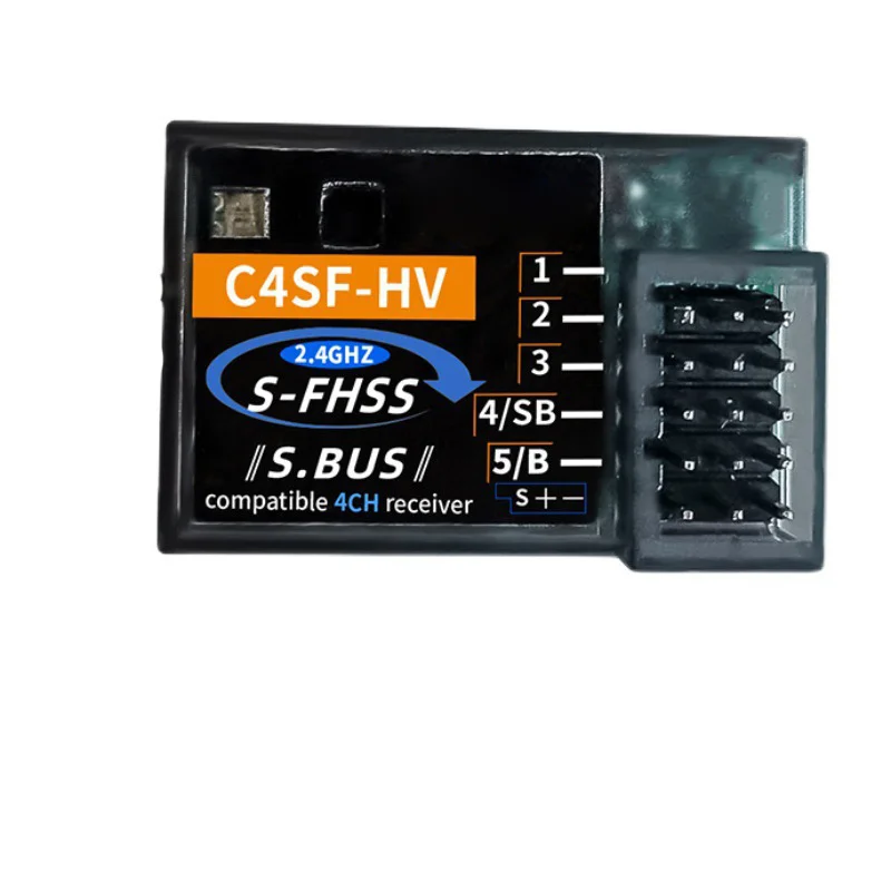 C4SF-HV Splash Resistant Receiver For Futaba 1SBUS 4chan 3PV 4PX 7PX 2.4g S-FHSS