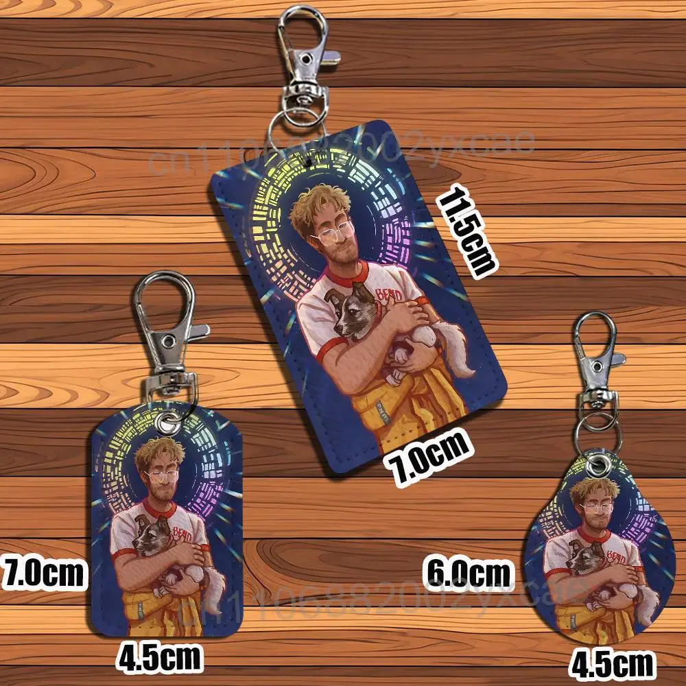 Nice Guys Ryland Grace Ryan Gosling Keychain Holder Suitable For Subway Bank Card Bus Card Case Badge Holder Wallet Card view 4