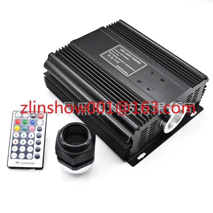 45W DMX512 indoor fiber optic light ceiling gypsy hotel KTV star top RGB LED light source