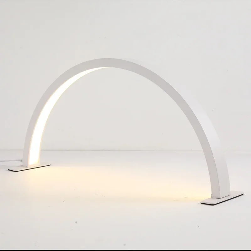 2023 New Stepless Adjustment Crescent-shaped Led Lamp For Beauty Ring Light, Can Be Customized Trademark UV Nail Lamp