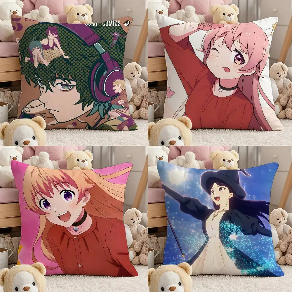 

W-WITCH W-WATCH Anime Pillow Case Comfort Sofa Bed Silky elegant Invisible zipper Custom Decorative cushion cover