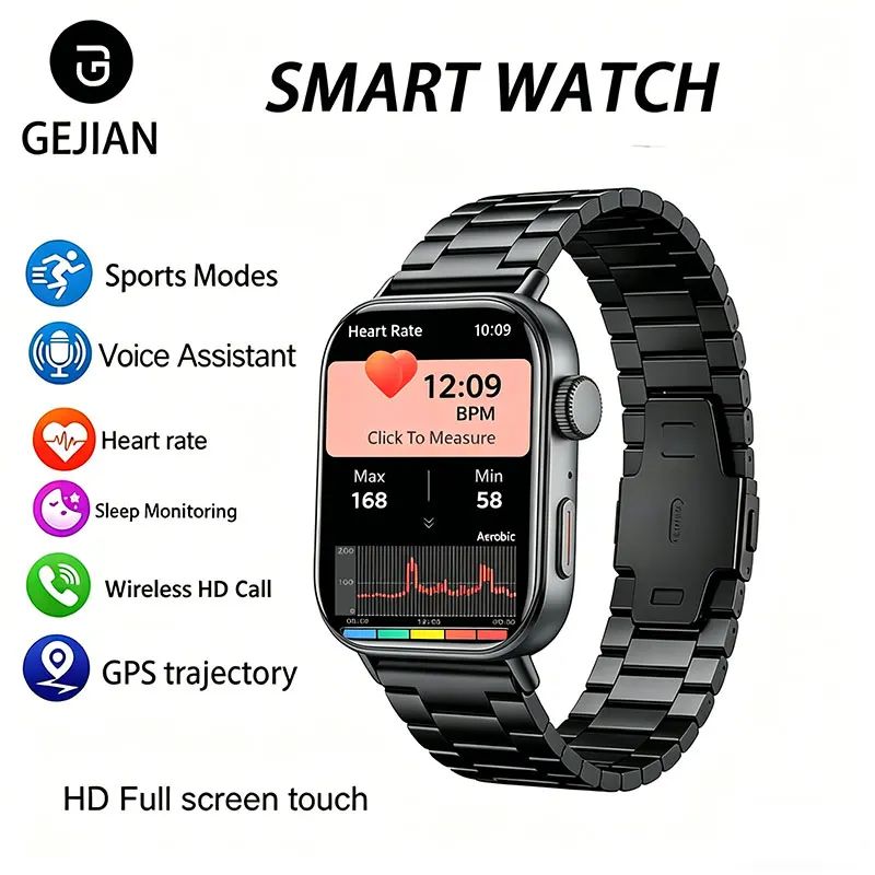 

2026 Smart Watch Bluetooth Call Heart Rate Health Monitoring IP67 Waterproof Smartwatch Multiple Exercise Modes for Android iOS