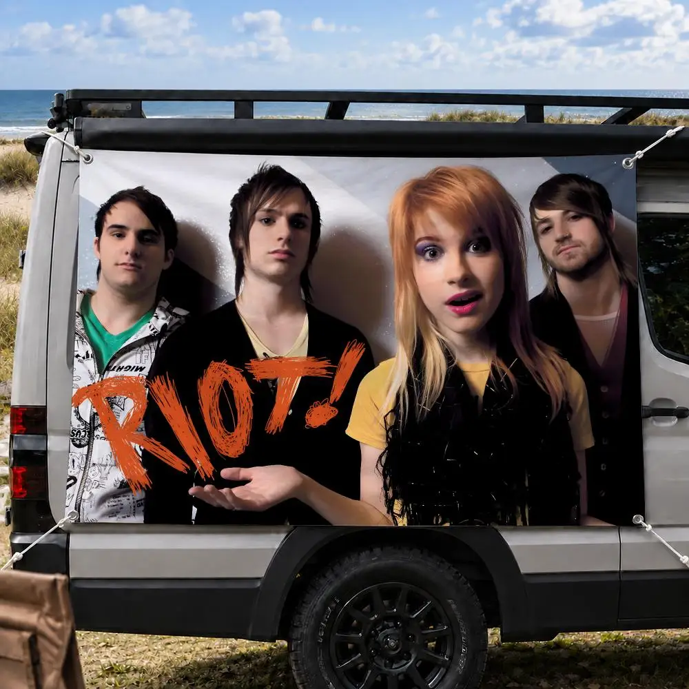Paramore 2000s Pop Punk Rock Band Flags Decorative Banners Suitable For Outdoor Camping Family Parties And Garden Walls Gift