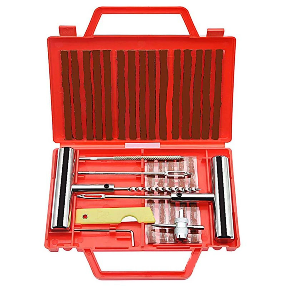 

New Red/ Blue Tyre Repairing Tool Tire Repair Kit Puncture-Repair Set Tire Accessories Plastic+Alloy Red/ Blue