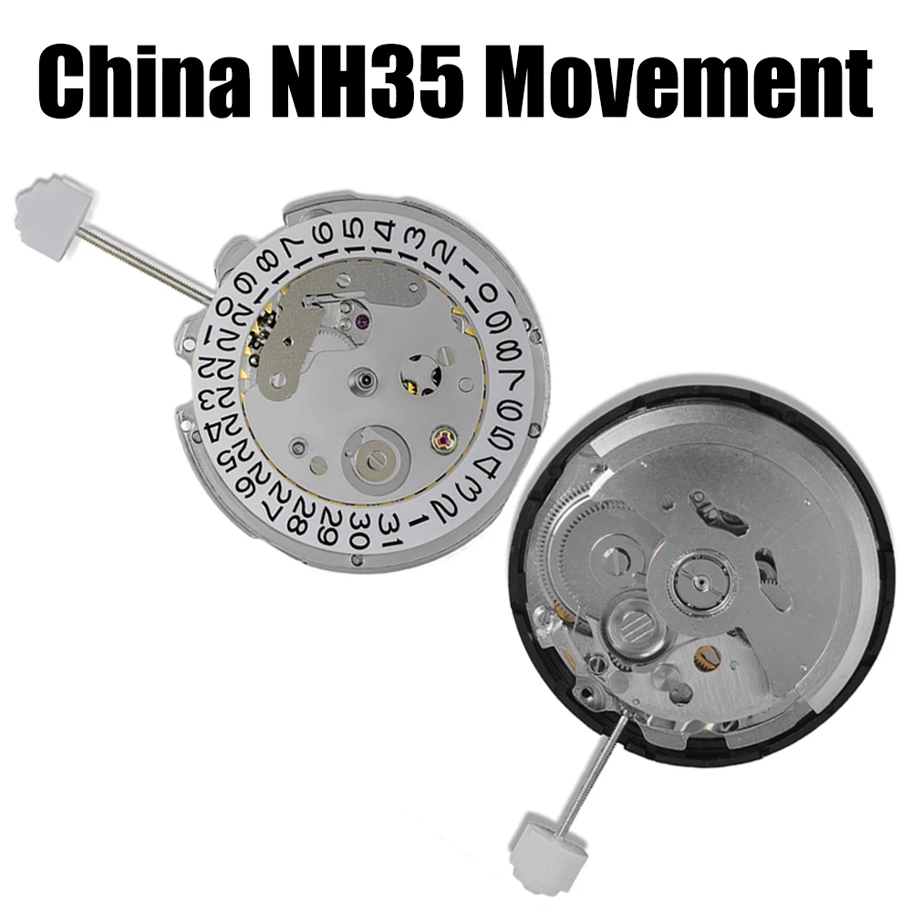 

DIY High Accuracy NH35 Movement Can Replace The Japanese NH35 Movement Date At 3 o'clock Calendar Automatic Mechanical NH35A