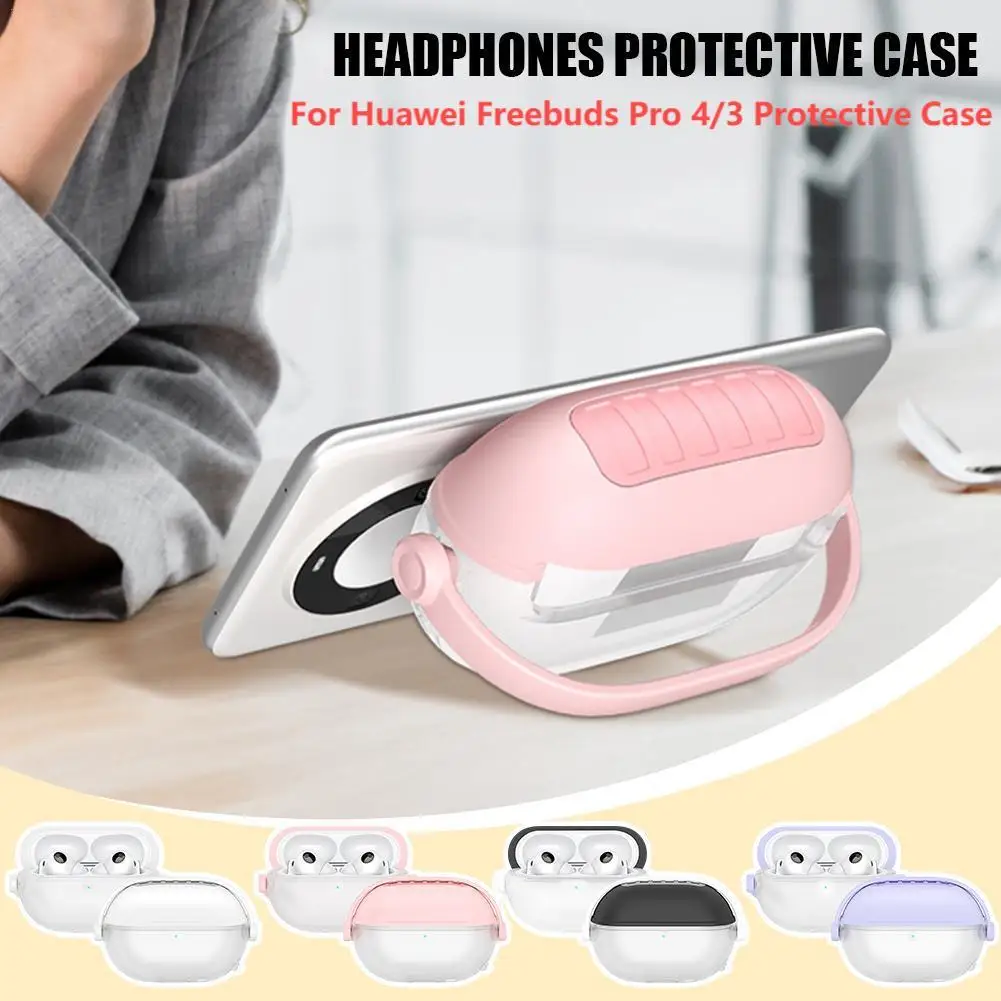 For Huawei Freebuds Pro 4/3 Protective Case Liquid Silicone Shockproof Anti Scratch Headphone Protector For Huawei Accessories