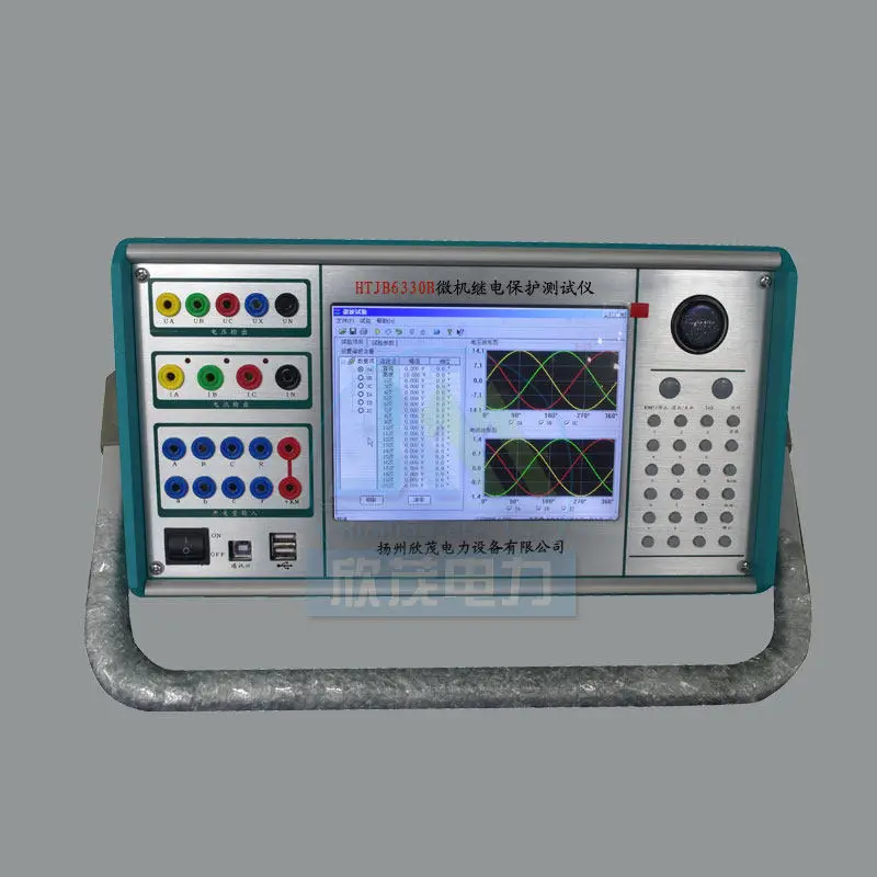 Six phase microcomputer relay protection tester Three phase microcomputer relay protection tester Relay protection calibrator