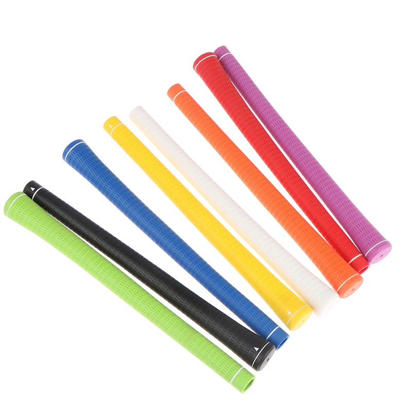 1PC Universal Golf Handle Grip Solid Color Non-Slip Rubber Standard Swing Trainer Golf Club Grips