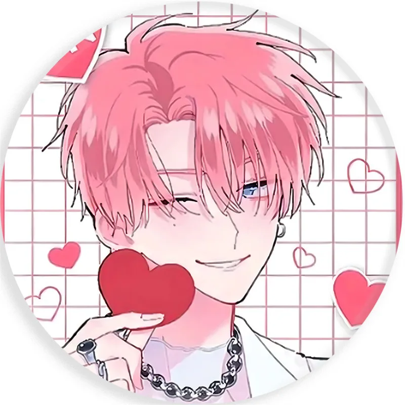 Tamon-kun Ima Docchi Fukuhara Tamon Utage Kinoshita Tinplate Brooch Cartoon Figure Pins Backpack Hat Decor  Badge Cosplay Props image 3