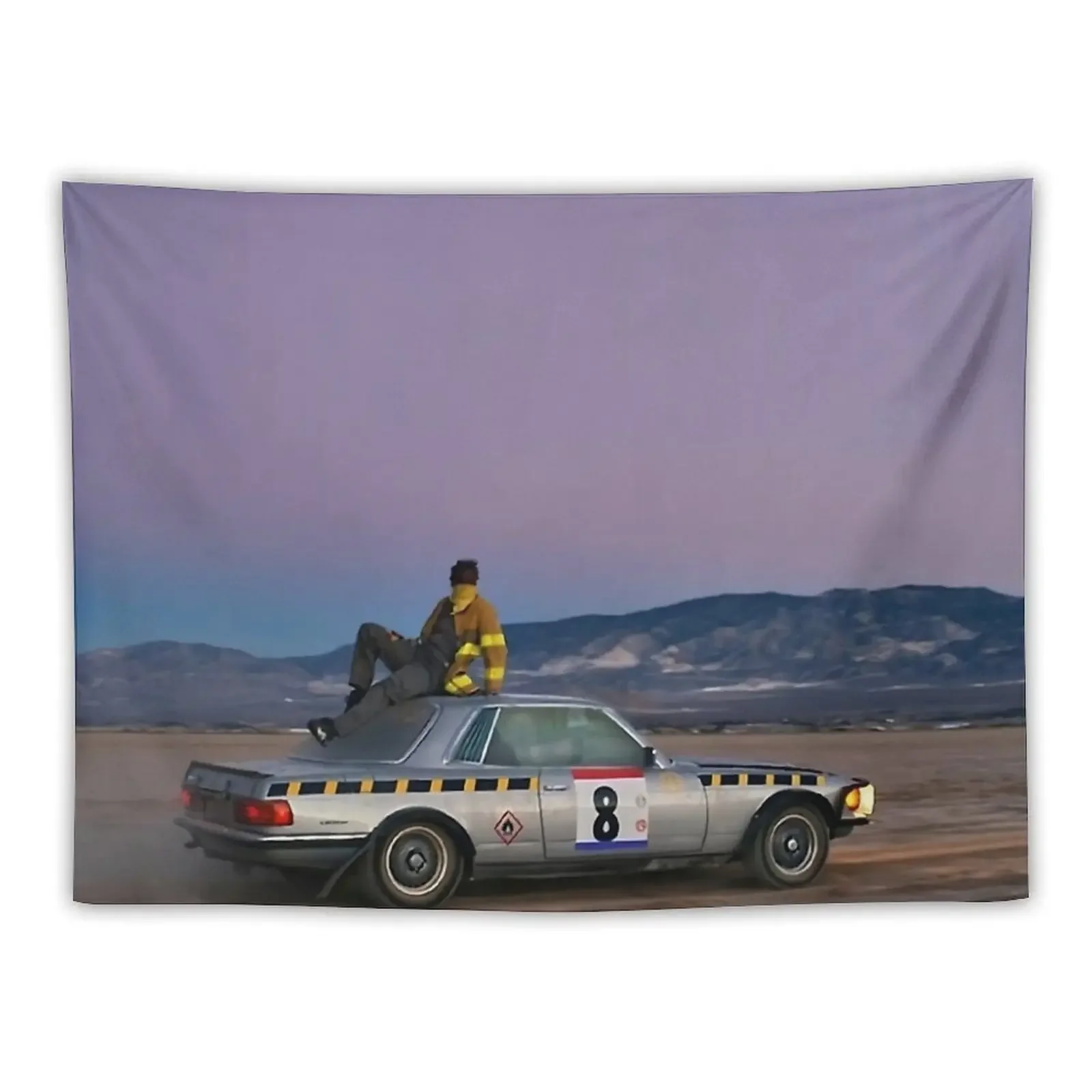 The Asap Car Alone Tapestry Decorations For Your Bedroom Cute Room Decor Art Mural Aesthetics For Room Tapestry