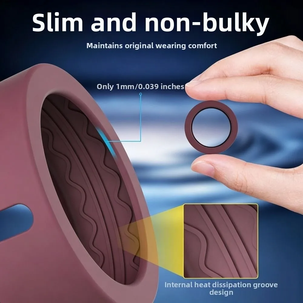 Silicone Ring Cover Elastic Anti Fall Ring Protector Anti-Scratch Dustproof Smart Ring Protective Case for Oura Ring 4