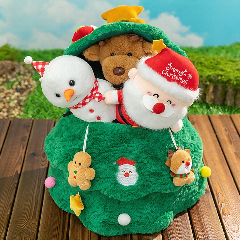 

Happy Snowman Doll 55cm Christmas Gift Xmas Tree Animal Plush Doll Plush Decoration Couple Gift Girl Doll Holiday Surprise Gift