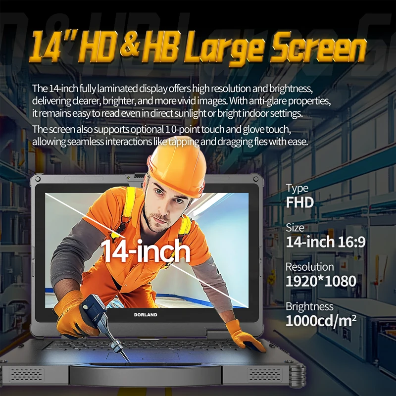 Ordinateur portable industriel à sécurité intrinsèque Dorland Ex NB09S AI