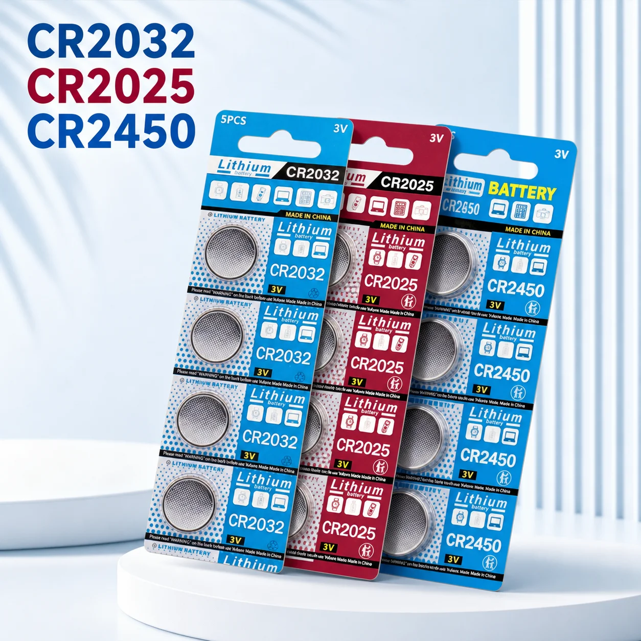 5-10Pcs Lithium Button Coin Cell Batteries CR2032 CR2450 AG1 AG3 AG4 AG13 LR41 LR44 LR626 LR1130 for Watch Remote Key Controller