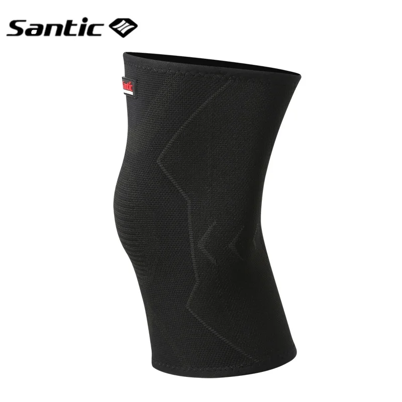 SANTIC Men\'s Cycling Leg Warmers Bike Knee Pad Cycling Sleeve Knee Protector for Riding Hiking Climbing Sports Bicycle Equipment