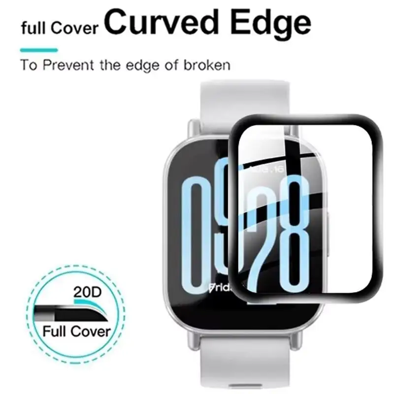 3D Curved Film For Redmi Watch 5 Active Protective Cover Screen Protector For Xiaomi Redmi Watch 5 Lite Accessories Not Glass