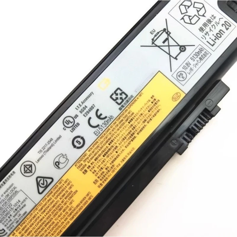 New High Quality 10.8V 4400mAh Laptop Battery L12S6A01 L12S6E01 For Lenovo Y490 Y490P Y400 Y500 Y510 Y500N Y510P Y430P Y410P