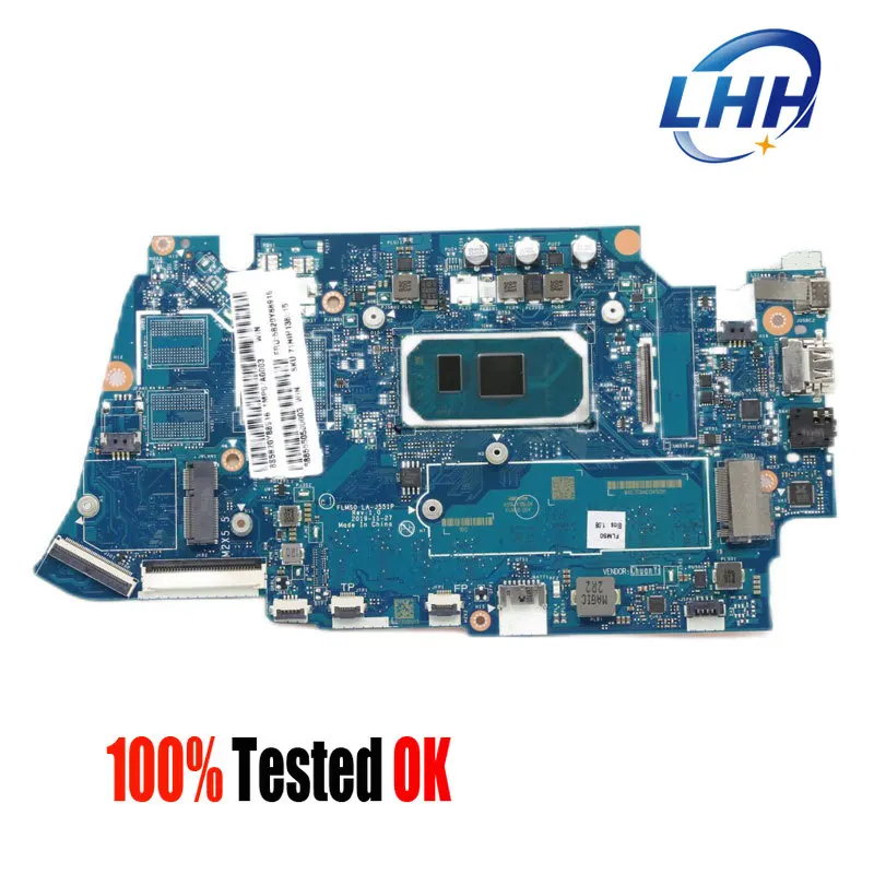 

LA-J551P Mainboard for Lenovo Ideapad 5-14IIL05 Laptop Motherboard CPU I3-1005G1 RAM:4G / 8G Full Test