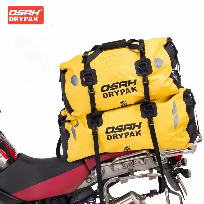 

OSAH Motorcycle Rear Seat Bag 40/60L Large Capacity Riding Tail Pack Multifunctional Waterproof Durable Outdoor Travel Equipment