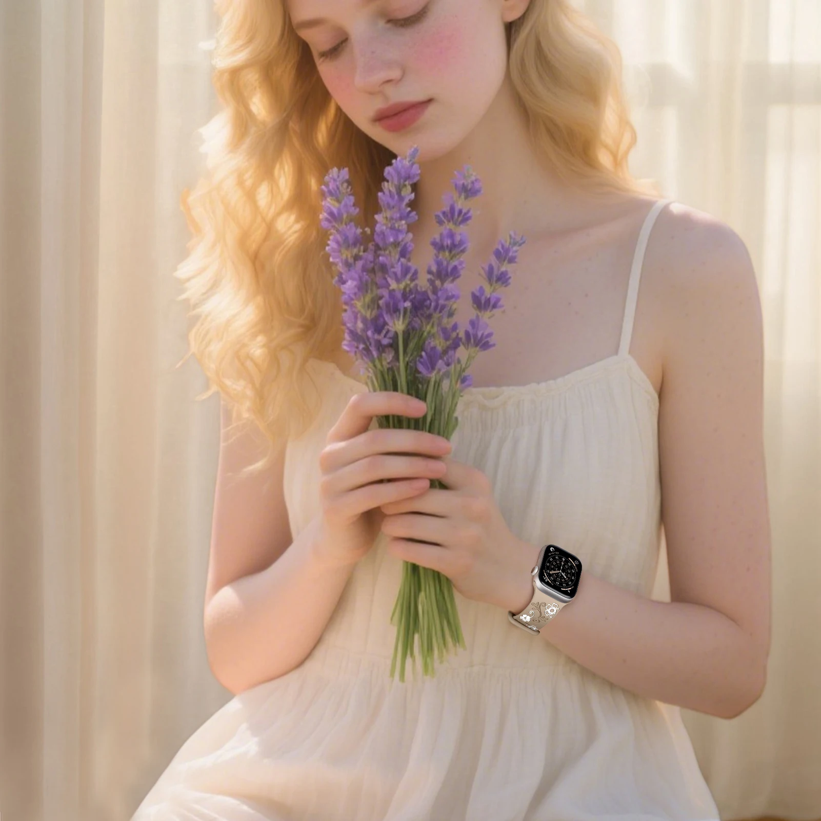 Bracelet gravé pour Bracelet de montre Apple 45mm 44mm 42mm 41 40 49 46mm Bracelet Correa en Silicone iWatch série 11 10 9 8 7 SE Ultra2 3