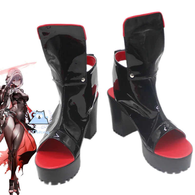 

Игра NIKKE The Goddess of Victory Scarlet: Black Shadow, обувь для косплея, Scarlet, косплей на Хэллоуин, Рождество, реквизит для взрослых женщин