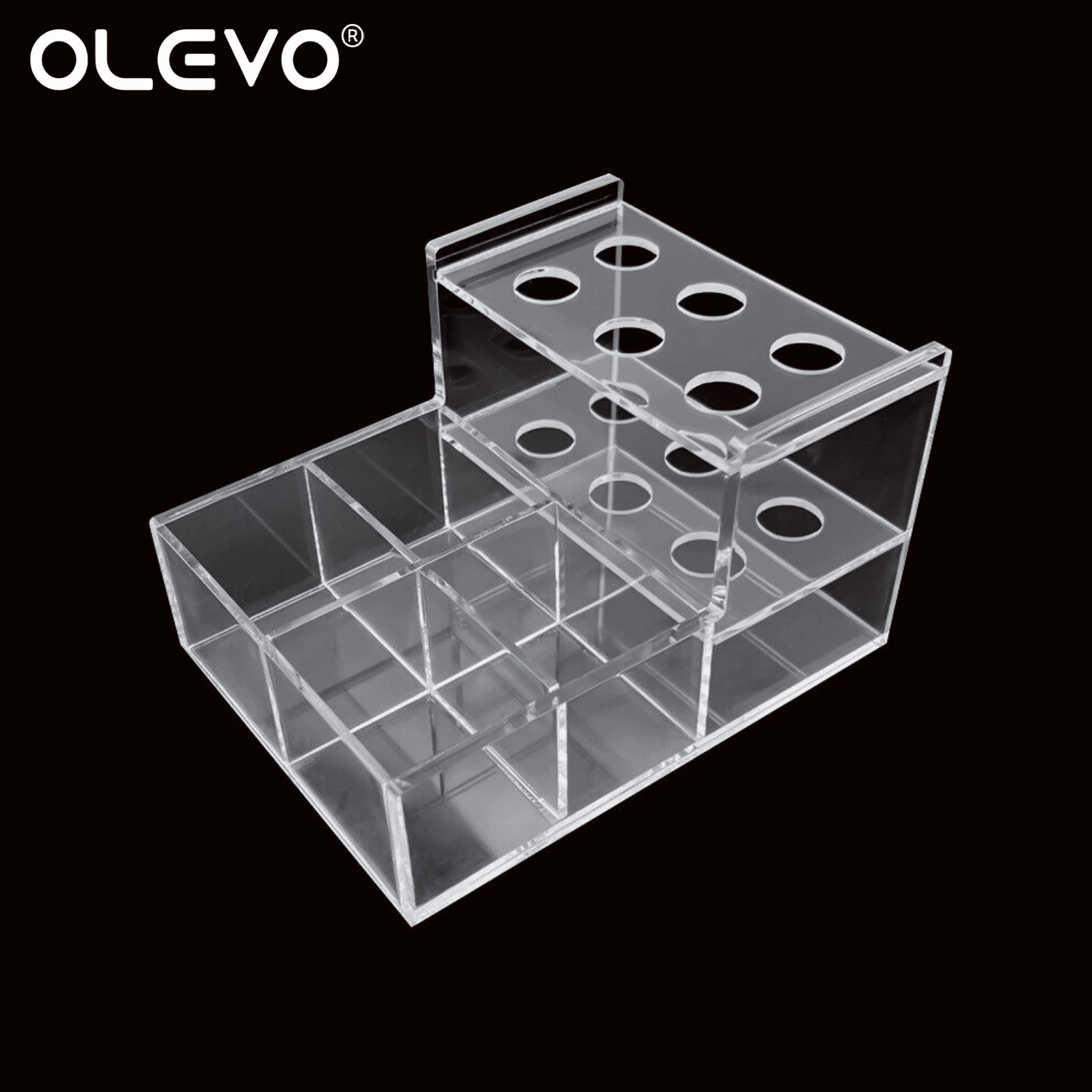 Dental Resin Composite Syringe Acrylic Organizer Holder Applicator Dispenser Adhesive Storage Box Combination Rack Dentist Tools