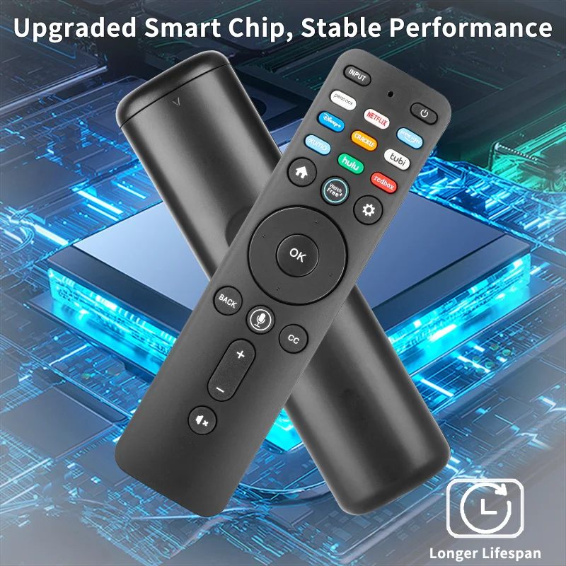 Control Remoto por Voz XRT260 para Vizio, Compatible con Vizio Smart TV Serie V, Serie M, Serie P, Control Remoto de Repuesto