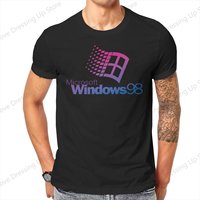 Windows 95 Computer System Accessories Windows 98 T Shirt Punk Men Tees Summer Clothing COTTON O-Neck TShirt