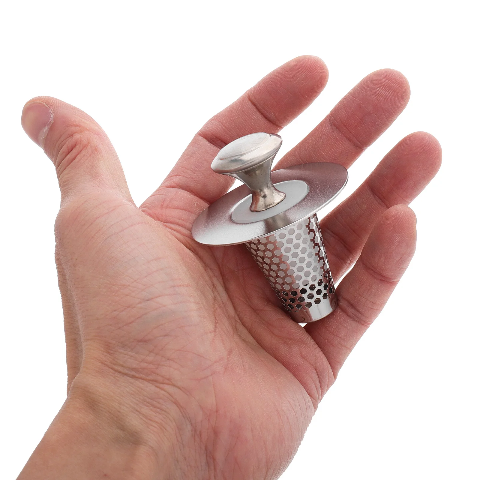 2 مجموعة شبكة مصفاة حوض الشعر الماسك للحمام المطبخ استنزاف سيليكون تصفية الشاشة السلس الصرف سهلة #5