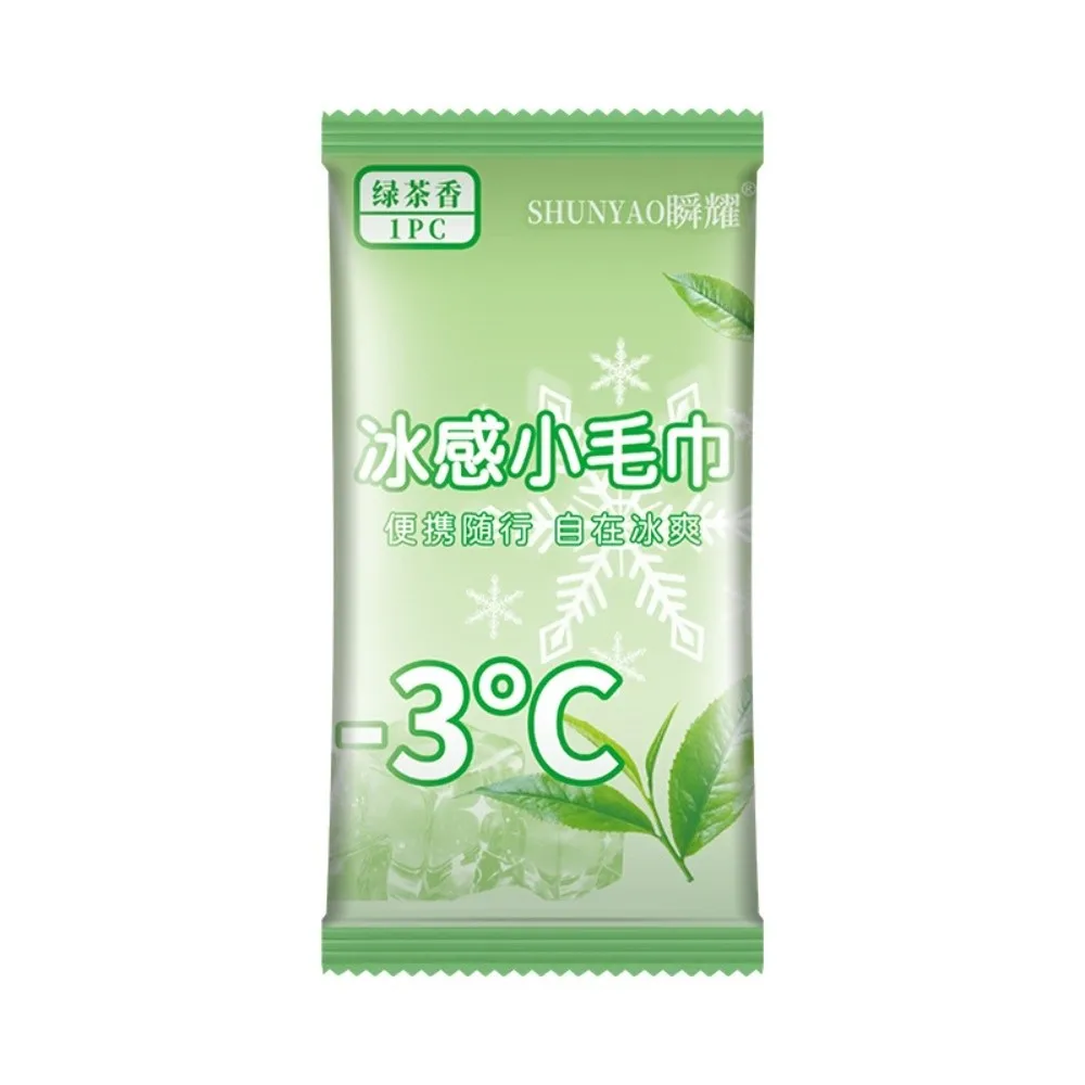 New Non Woven Fabric Cooling Towel Disposable Breathable Sweat Wipes Sunstroke Prevention Quick Drying Ice Wipes Outdoor Sports