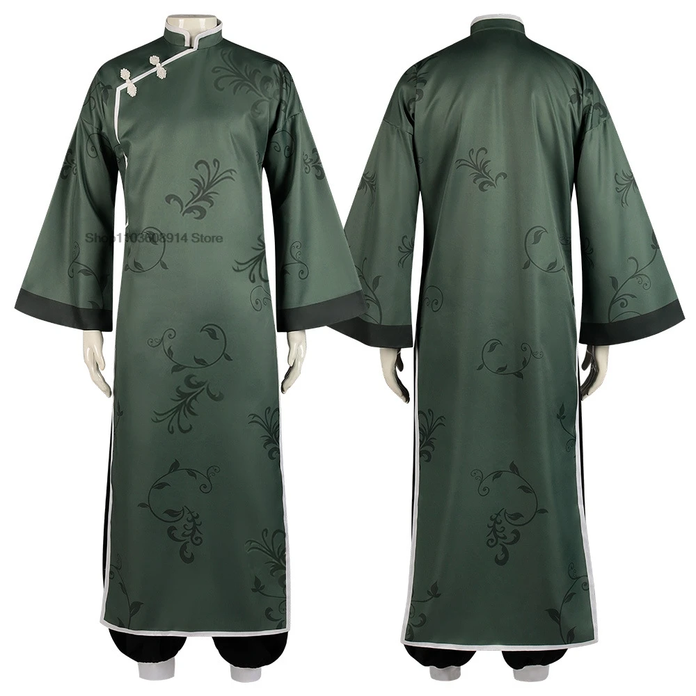 Blue Lock Anime Isagi Yoichi Cosplay Costume Chinese Style China Kung Fu Tang Suit Halloween Party The Gown Robe Clothing Suit