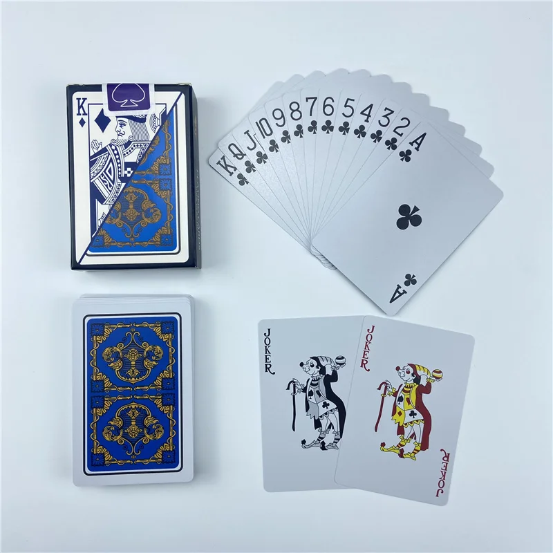 1 Pcs New Plastic Playing Cards 5.8CMX8.8CM Waterproof Folding Repair Gram PVC Entertainment Washable Adult Soha Bridge