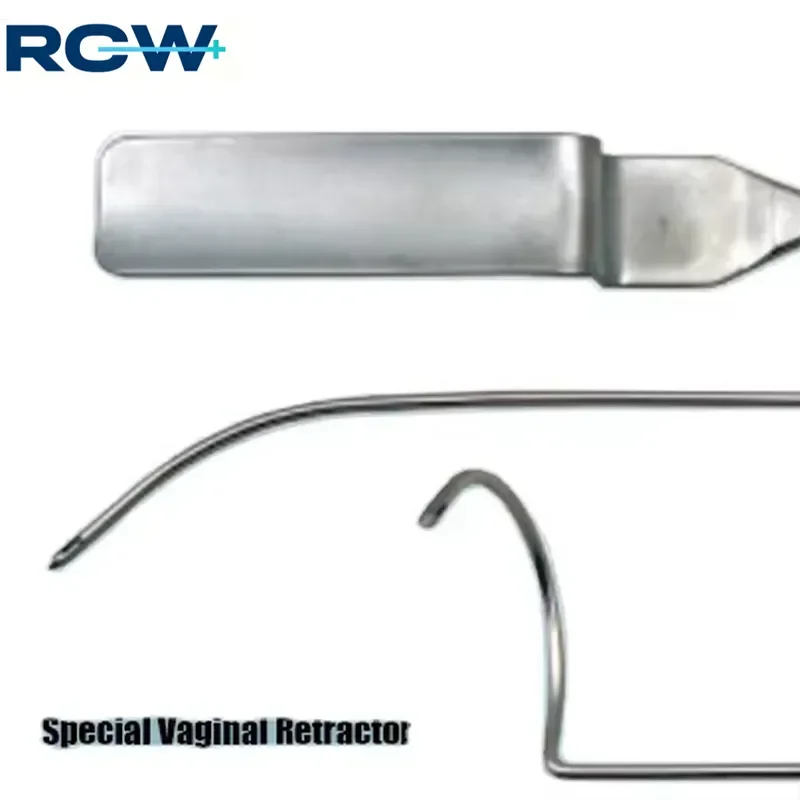 RCW Vaginal Suture Retractor Hysteroscope Medical Instrument Basin Sacral Hook Gynaecology