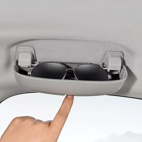 ABS Car Glasses Case for Jeep Renegade 2014 - 2023 Compass 2017 - 2023 Sunglasses Storage Box Holder Organizer Accessories