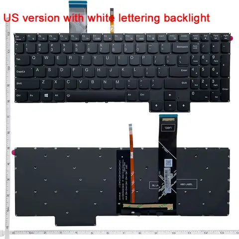 Backlit New US/RU Laptop keyboard for Lenovo Legion 5-17ARH05 5-17ARH05H 5-17IMH05 5-17IMH05H 5 17ARH05 5 17ARH05H 5 17IMH05H