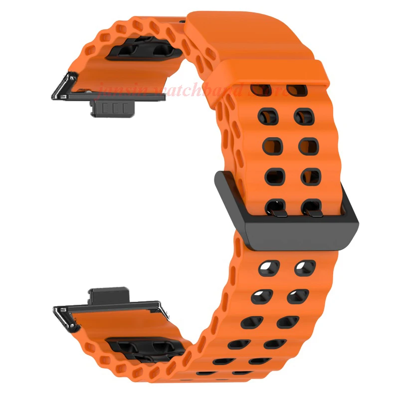 حزام سيليكون رياضي لساعة Huawei Watch Fit 4 Pro Band سوار بديل قابل للتنفس Correa لملحقات Huawei Fit3 Fit4