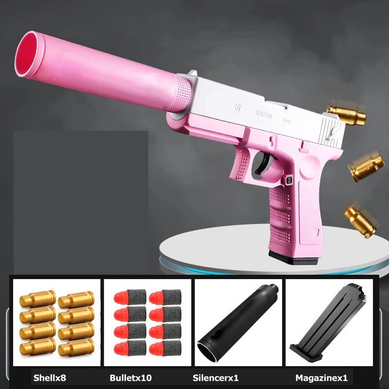Potente pistola giocattolo Desert Eagle Borsette Espulsione Pistola softair Proiettile in schiuma morbida Arma CS esterna per ragazzi Ragazze Giochi di tiro Regali