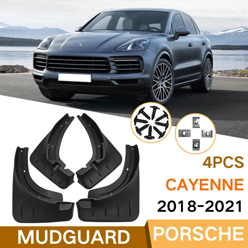 For Cayenne 06-21 Macan 14 Car mudguard decorative panel, tire mudguard, wheel hub mudguard Beautify car wheels auto parts