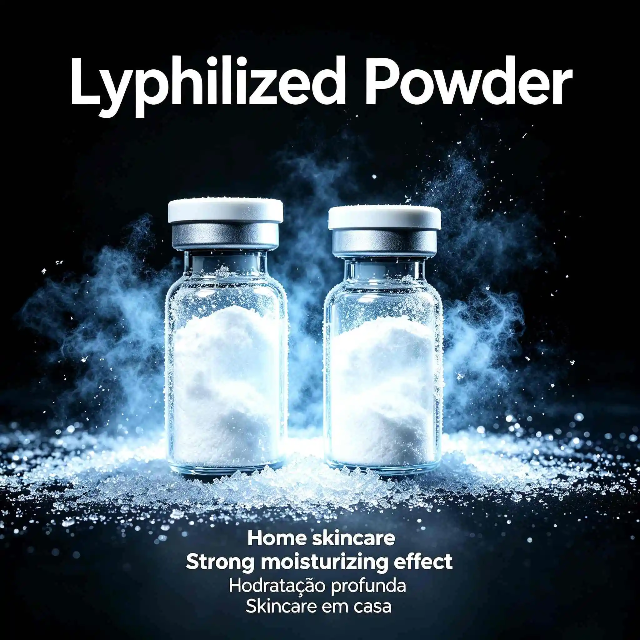 Lyophilized Powder Vial Set,Hydrating Facial Essence,Freeze-Dried Powder,Random Cap Colors,Date Subject to Actual Goods
