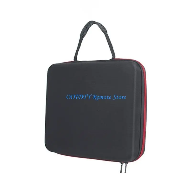 

Microphone Travel Case Storage Bag, Wireless Mic Protective Storage Box Shockproof Carrying 4-Compartment