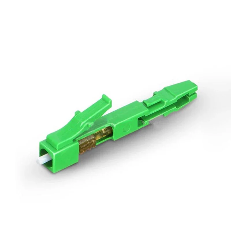 10pcs FTTH LC APC Single mode fiber optic 2.0mm*3.0mm fast assembly LC APC connector adapter