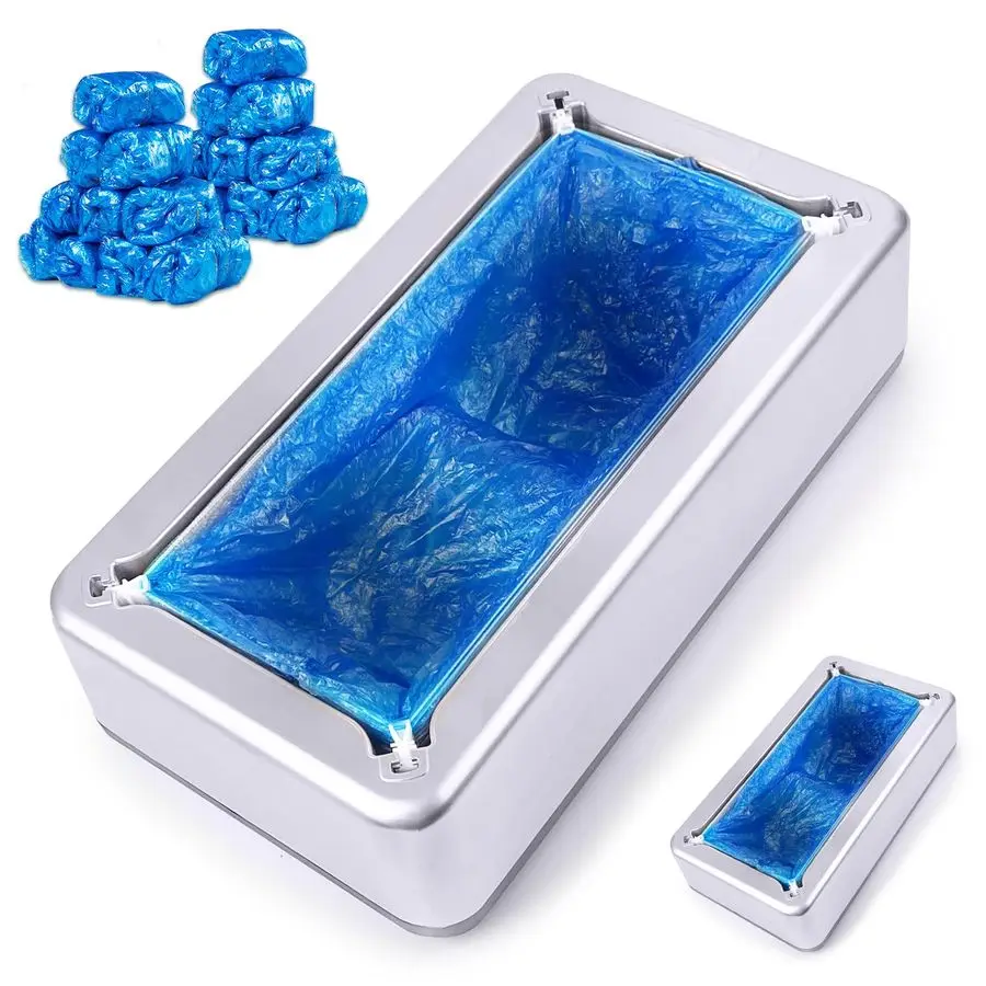 

Cover Dispenser Containing 200pcs Shoe Covers Disposable Non Slip High Quality Automatic Shoe Cover Machine with Disposable Shoe