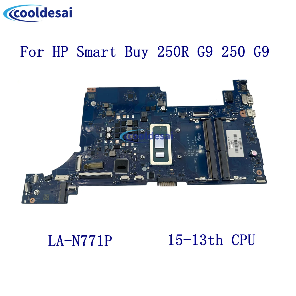 For HP Smart Buy 250R G9 250 G9 Laptop Motherboard LA-N771P P29851-601 I3/I5-13th CPU 100% Full Tested