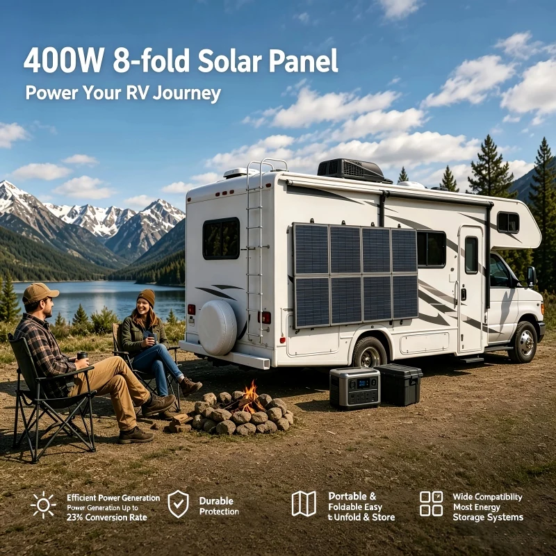 200W Portable Solar panel，High EfficiencySolar Charging IP65 Waterproof Foldable Solar Charger for Power Station, RV & Camping