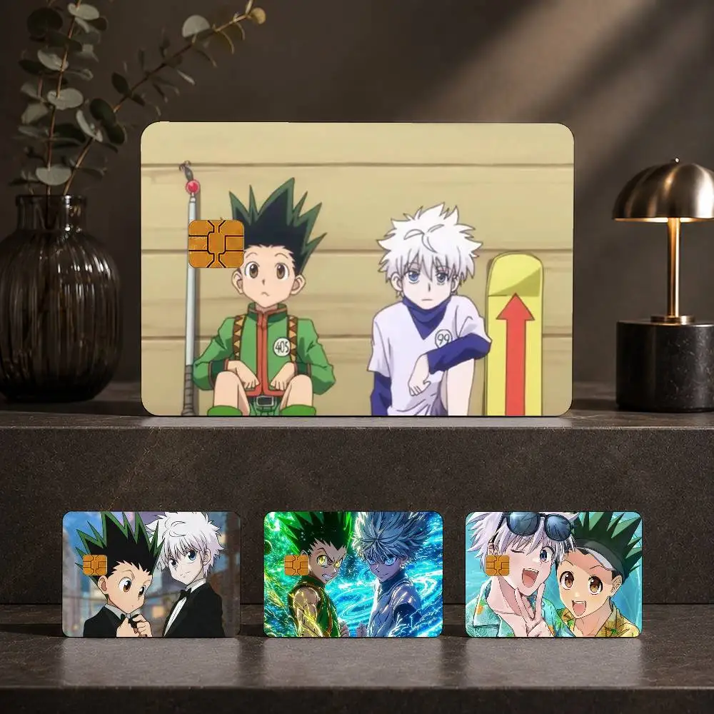 G-Gon & K-Killua Sticker Film Tape Skin for Credit Card Debit Card Waterproof Stickers