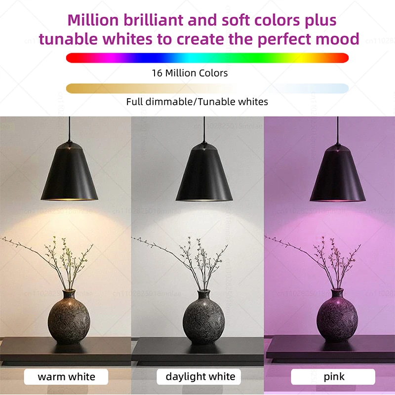 Tuya الذكية LED ضوء لمبة E27 RGBCW 15 واط واي فاي بلوتوث Led مصباح إضاءة ديكوريّة المنزل 220 فولت أليكسا جوجل مساعد التحكم عن بعد #6